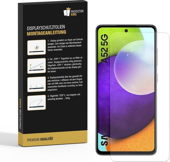 Actual product image Protectorking 3x premium screen protector 3D CLEAR (3 Piece, Samsung Galaxy A52)
