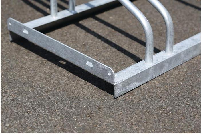 Actual product image Wsm Bicycle hanger parker 1-sided 90 ° galvanised Number of wheel bases 3 to screw on