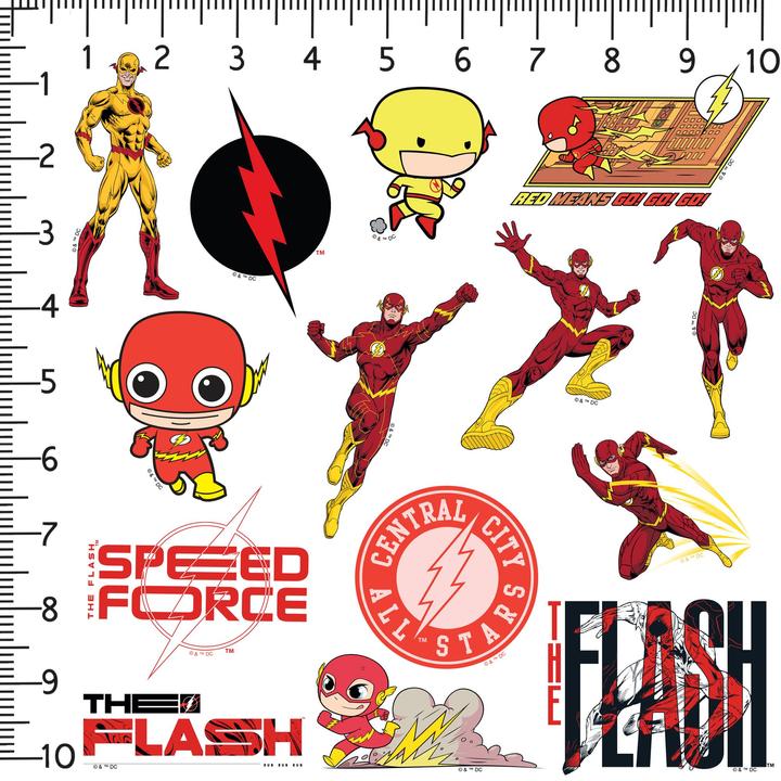 Produktbild The Flash Aufkleber Deluxe 100erPack Vinyl
