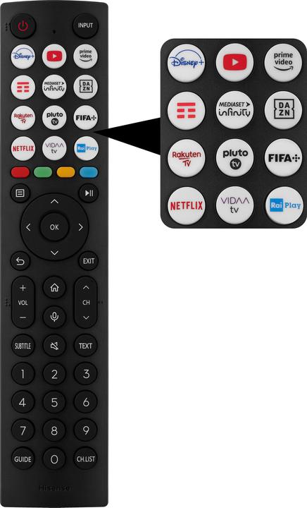 Immagine prodotto Hisense 43E7KQ (43", QLED, 4K, 2023)