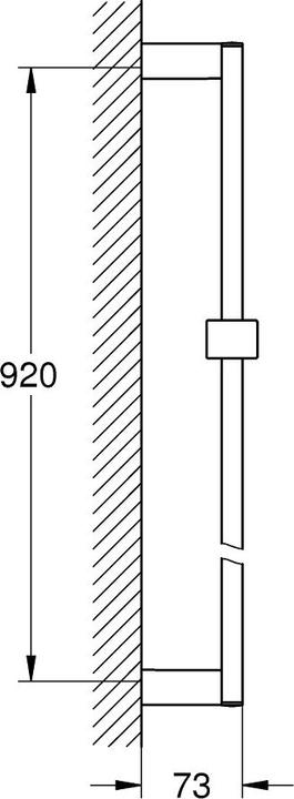 Actual product image Grohe Shower rail EUPHORIA CUBE