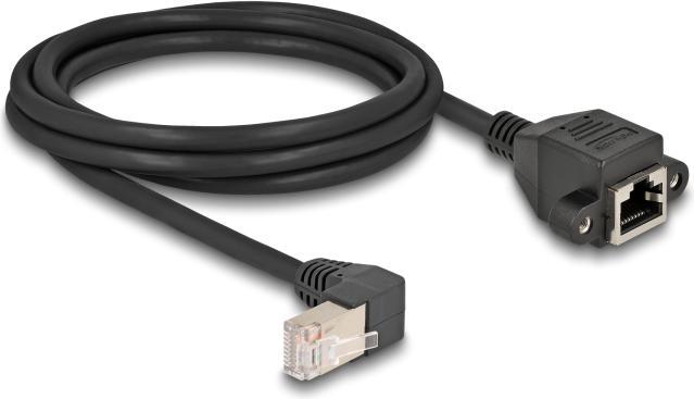 Image du produit Delock Rallonge réseau S/FTP mâle RJ45 mâle (S/FTP, CAT6a, 2 m)