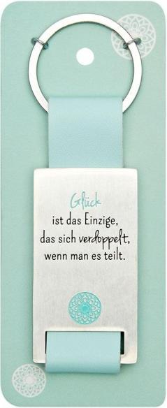HCA Schlüsselanhänger mit Spruch - Mandala des Glücks