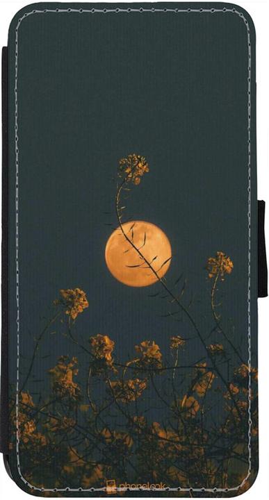 Immagine prodotto PhoneLook Cover Portafoglio nero Fiori di luna (Apple iPhone 12, Realme 12 Pro+)
