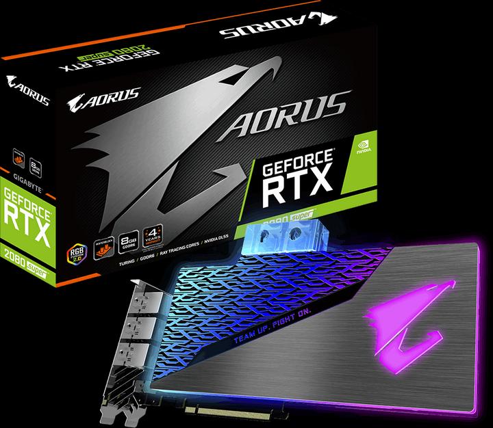 Produktbild Gigabyte GeForce Aorus RTX 2080 Super Waterforce WB (8 GB)