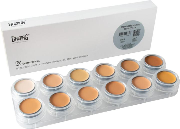 Grimas Créme Makeup Palette 12V (Palette 12 V)