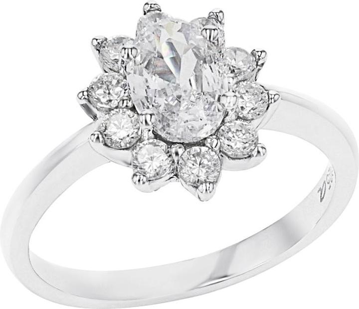 Immagine prodotto Amor Ringe für Damen, 925 Sterling Silber, Zirkonia synth. | Blume (54, 925 Argento)