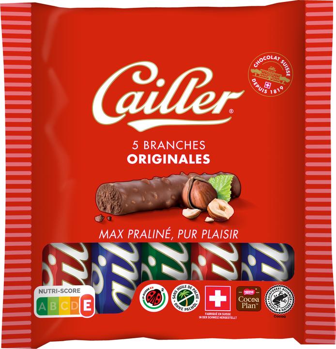 Cailler Branches Milchschokoladenriegel L'Originale S 5 Stücke (115 g)