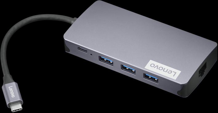 Immagine prodotto Lenovo 150 Dock da viaggio USB-C (P) (USB-C, 4 Porti)