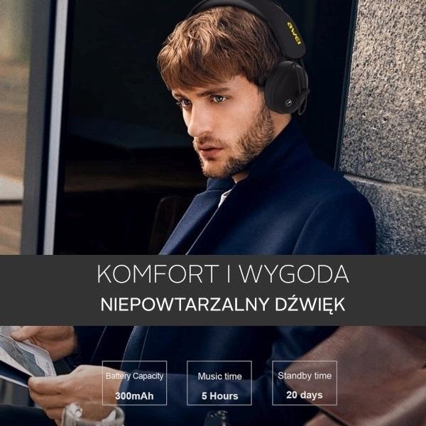 Produktbild Awei Bluetooth-Kopfhörer A800BL schwarz (ANC, 5 h, Kabellos)