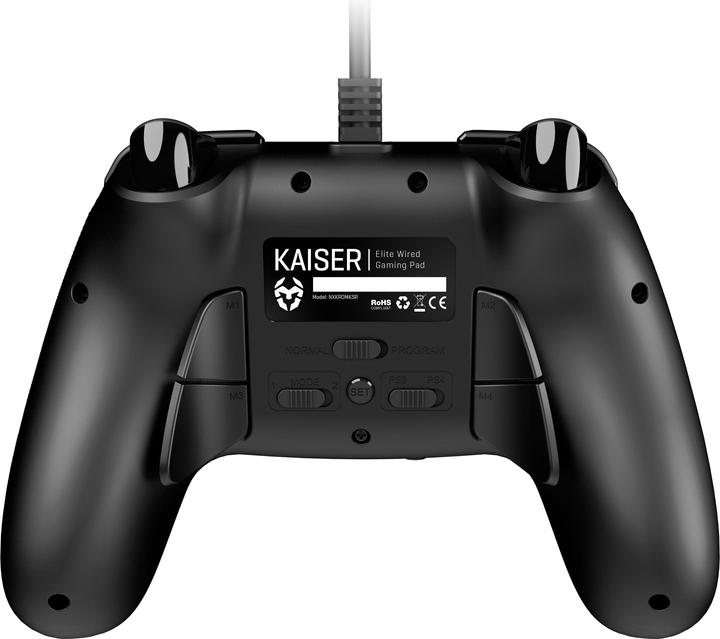 Immagine prodotto Krom Kaiser Black Gamepad USB analogico/digitale per PC (PC, PS3, PS4)