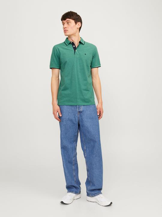 Actual product image Jack & Jones Single-coloured polo T-shirt T-shirt (L)