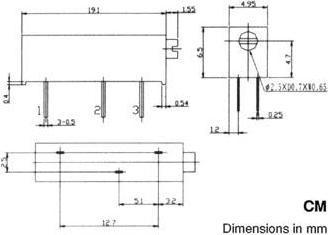 Produktbild Velleman Cermet Trimmer Multi-Turn 50E