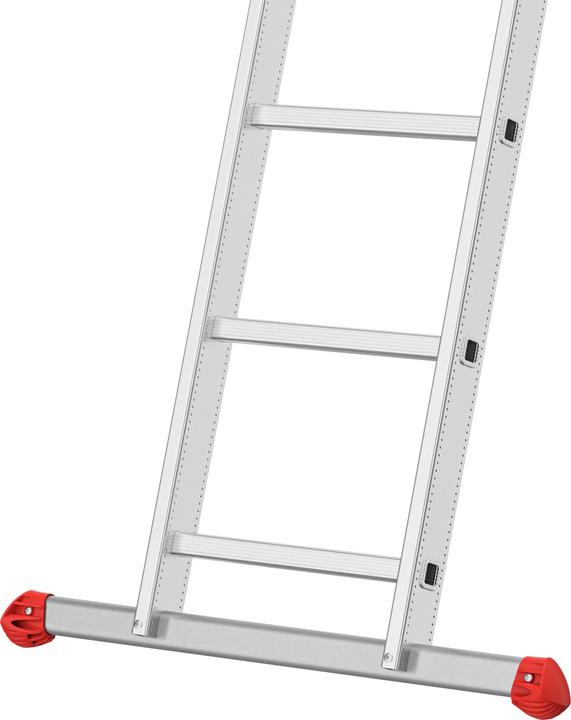 Produktbild Hailo S80 ProfiStep duo, Aluminium-Schiebeleiter 2-teilig, 2x18 Sprossen (Gerüst, 16 cm)