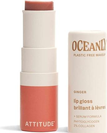 Actual product image Attitude Oceanly Sheer Lip Gloss Stick EWG Verified Titanium Dioxide-Free