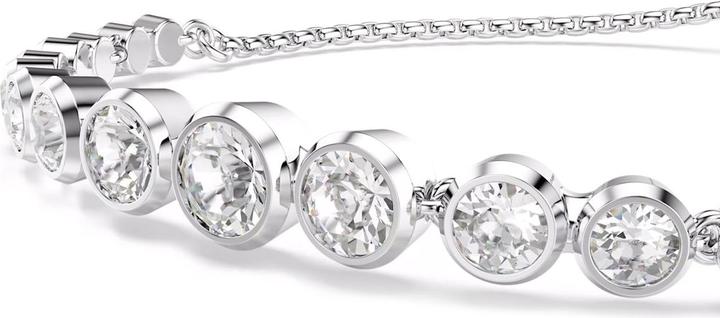 Actual product image Swarovski Imber Tennis Armband Gemischte Rundschliffe Weiss (24 cm, Swarovski Metal)