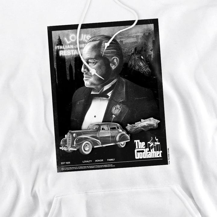 Immagine prodotto The Godfather Felpa con Cappuccio Don Vito Corleone Poster Uomo (M)