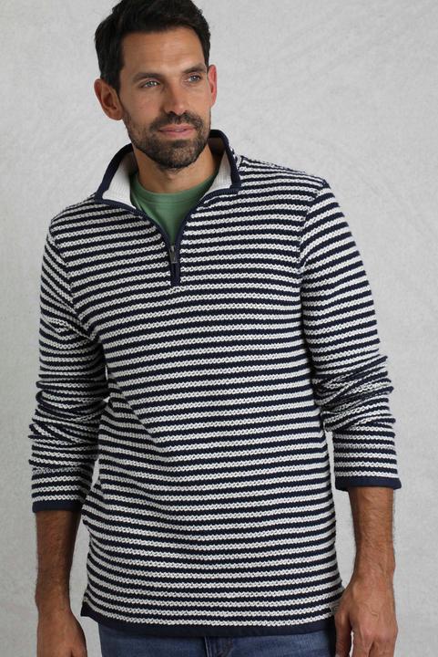 Immagine prodotto Weird Fish Shorling Maglione Strisce Cerniera ad un quarto Uomo (4XL)