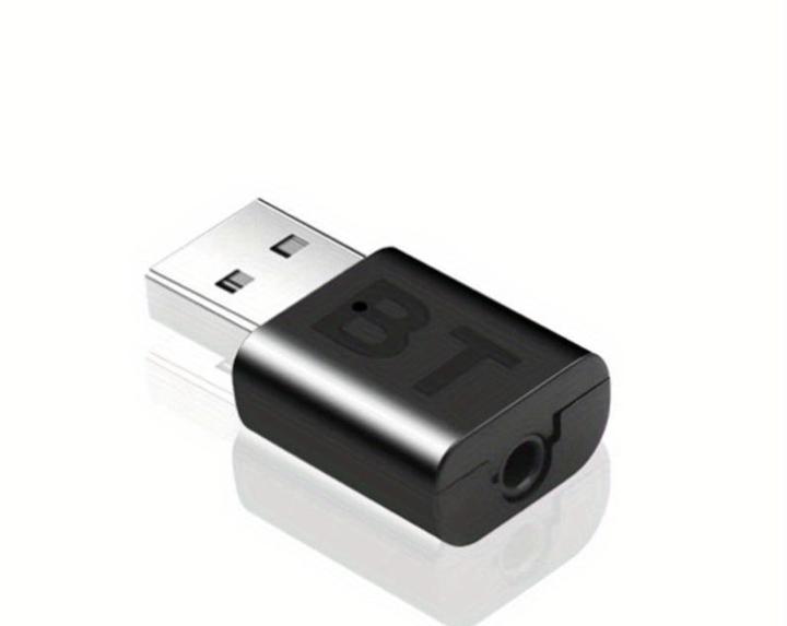 Produktbild PhoneLook Bluetooth 5.0 USB-A Sender-Empfänger Drahtlos mit 3,5mm Klinkenstecker für PC und Auto (Sender & Empfänger)