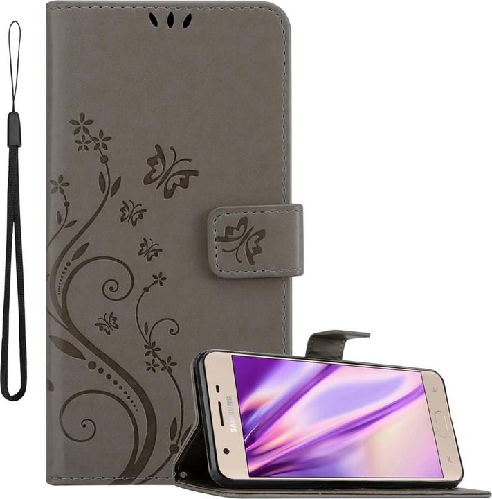 Image du produit Cadorabo Couverture du livre de fleurs (Samsung Galaxy J3 (2018))