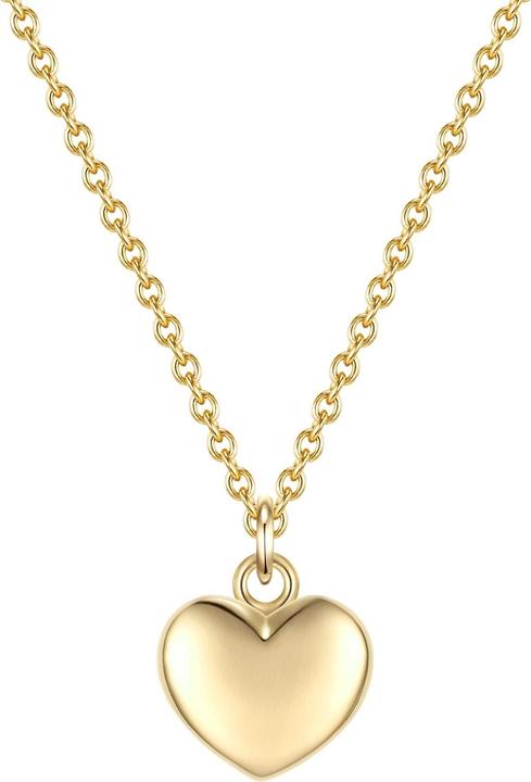 Immagine prodotto Glanzstücke München Catena da donna in argento Sterling e oro giallo da 40,0 cm + 5,0 cm di estensione - 28361 (Argento, 40 - 45 cm)