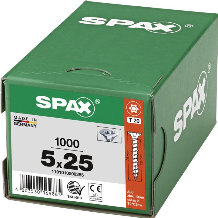 Actual product image Spax Chipboard screws (1000 Screws per piece)