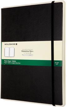 Image du produit Moleskine Tablette papier HC 19x25cm 603883 vierge, noir, 176 pages (19 x 25 cm, Blanc, Couverture rigide)