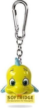 Actual product image Pyramid Disney 3D porte-clés caoutchouc The Little Mermaid Flounder 6 cm