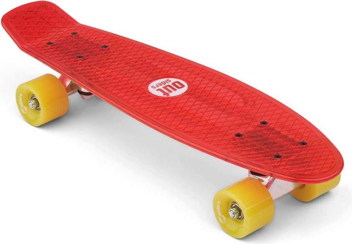 Outsiders - Transparent Retro Skateboard Red (2.36")