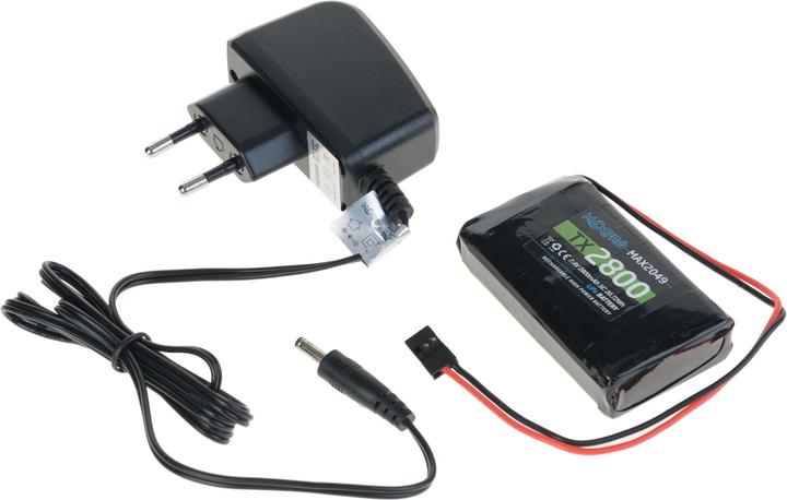 Actual product image Futaba Set LiPo battery and charger (7.40 V, 2800 mAh)
