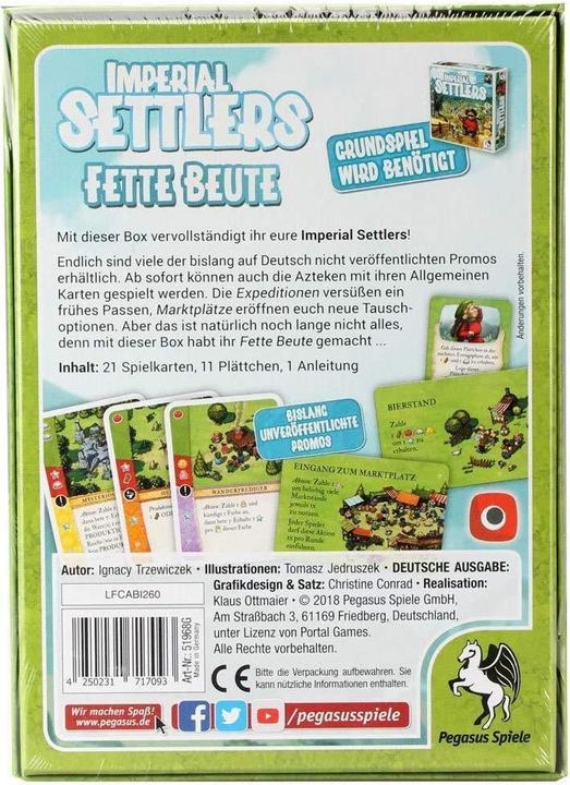 Actual product image Pegasus Imperial Settlers Fat Booty (German)