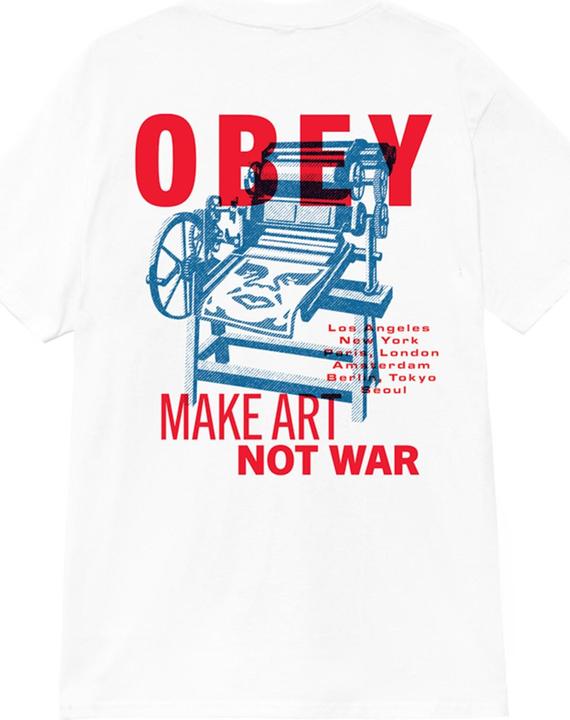 Immagine prodotto Obey Maglietta Obey Printing Press Make Art (S)