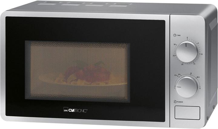 Produktbild Clatronic Mikrowelle MW 791 silver (20 l)