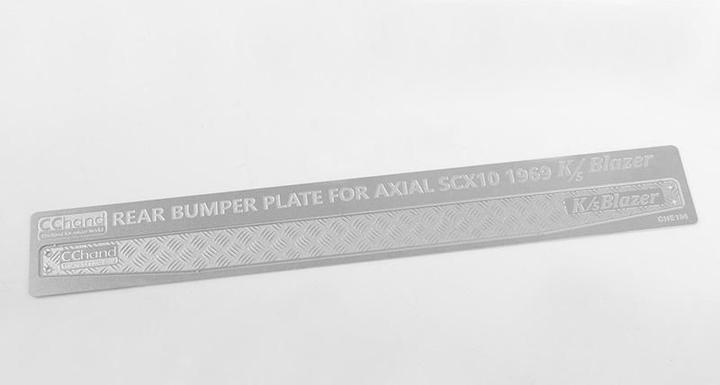 Actual product image Rc4Wd Rear Bumper Diamond Plates SCX10 II Blazer