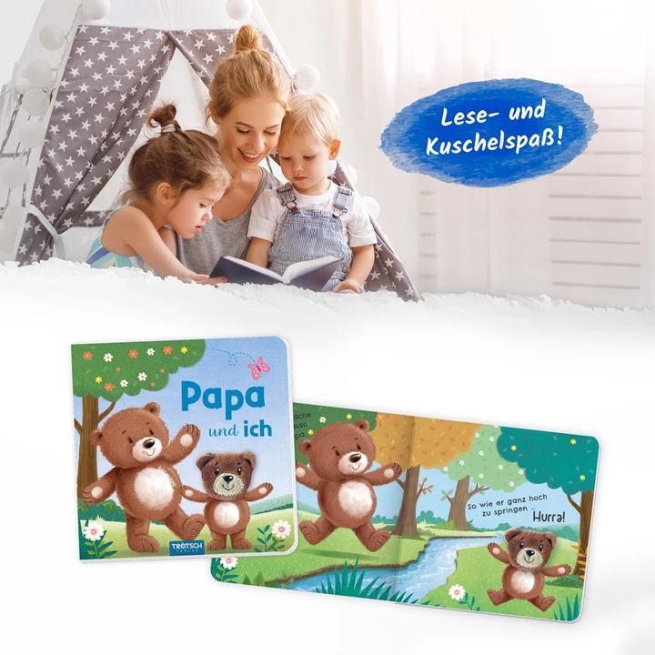 Produktbild Fingerpuppenbuch Papa und ich
