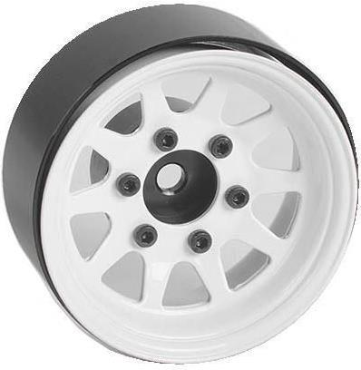 Immagine prodotto Rc4Wd OEM 6-lug stampati in acciaio 1.55 ruote bianco