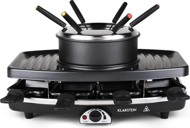 Immagine prodotto Klarstein Entrecote raclette grillFondue, piastra in pietra naturale, per 8 persone