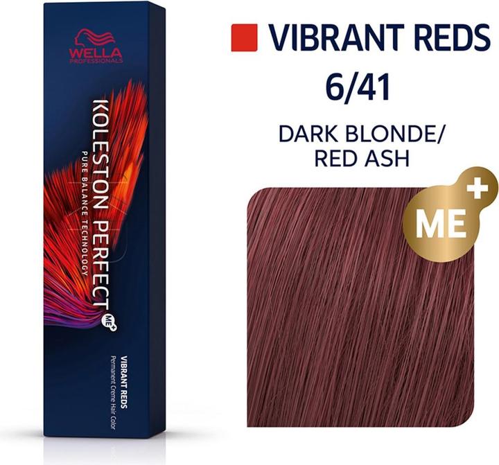 Image du produit Wella Koleston Perfect Me+ (6/41 blond foncé rouge-cendre rouge cendré)