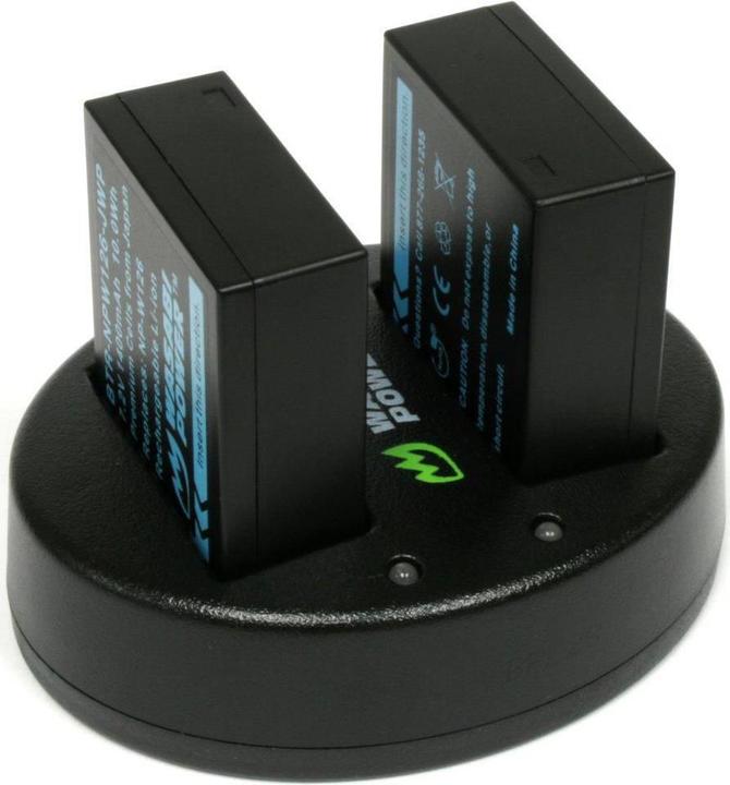 Produktbild Wasabi Power 2 Akkus NPW126 und Dual Ladegerät (Kamera Akku Ladegerät)