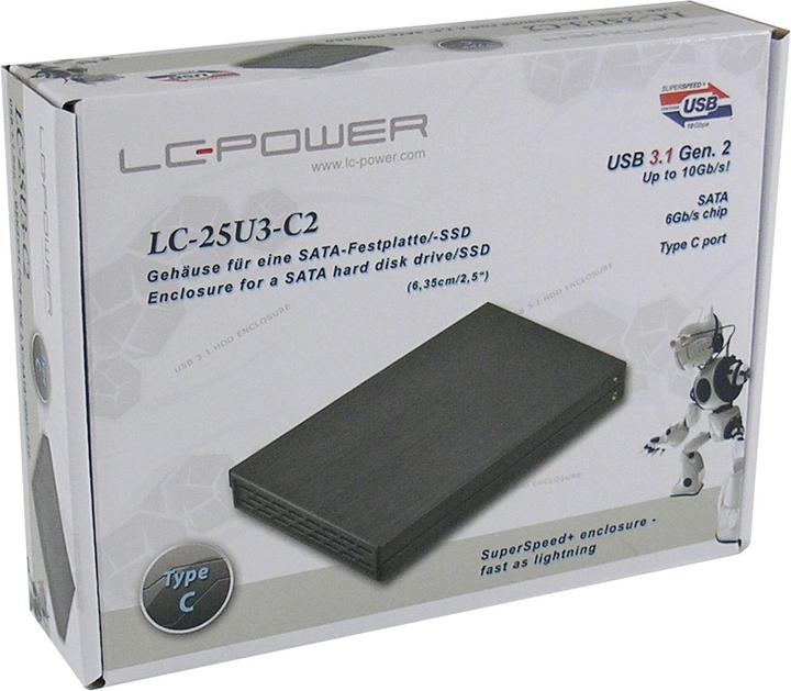 Produktbild LC-Power ext. 2.5 Gehäuse LC-25U3-C2 (2.5")