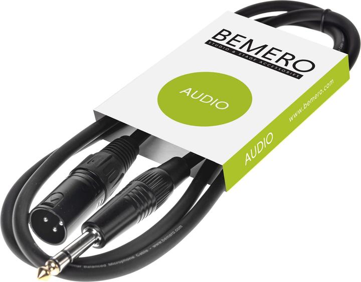 Actual product image Bemero XLRm - 6.3 Klinken (0.75 m, 6.3mm jack, XLR)