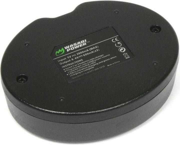 Image du produit Wasabi Power 2 batteries BLE9 et chargeur double (Chargeur de batterie d'appareil photo)