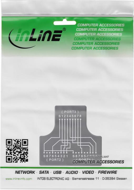 Produktbild InLine Cat.5e STP T-Adapter (Port-Doppler) (Netzwerkkabel)
