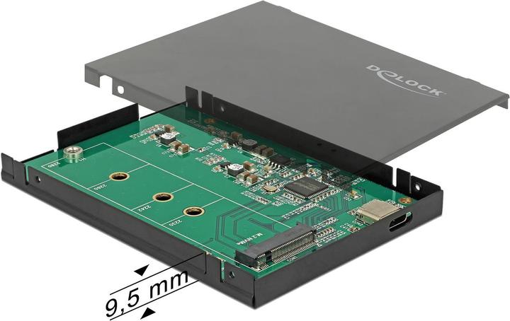 Image du produit Delock USB-C 3.1 Gen2 pour les SSD M.2 NVME (M.2 2230, M.2 2242, M.2 2260, M.2)