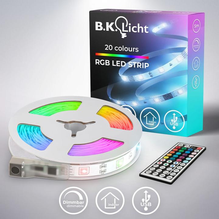 Produktbild B.K.Licht Flexband (RGB, 250 cm, Indoor)