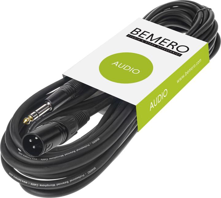 Image du produit Bemero XLRm - 6.3 Klinken (10 m, jack 6.3mm, XLR)