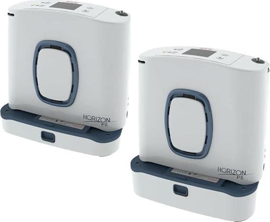 Produktbild Scaleo Medical Tragbarer Sauerstoffkonzentrator Scaleo Horizon P5 - Doppelter 16-Zellen-Akku
