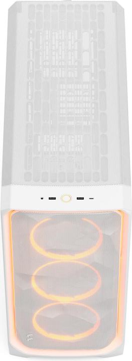 Produktbild Fractal Meshify 3 XL Ambience Pro RGB Clear Tint White (mATX, ATX, SSI EEB, ITX, SSI CEB, EE-ATX)