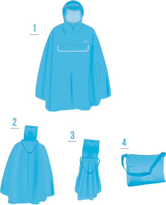 Immagine prodotto Normani Unisex Regenponcho wasserdicht Cherrapunji (S, M)