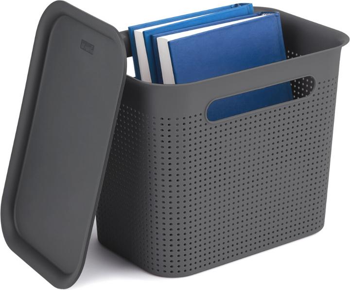 Actual product image Bins and Boxes BRISEN storage box ANTHRAZIT 7L with lid (7 l)